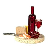 Melody Jane Casa delle Bambole Formaggio & Vino Cartone 1:12 Scala Cucina Sala da Pranzo Accessorio per Alimenti