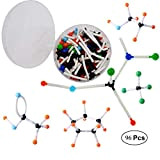 Mengger Modello molecolare set 96pcs Modellini Molecolarie struttura Chimica Organica Inorganica Kit Atomi e Molecole Modelli