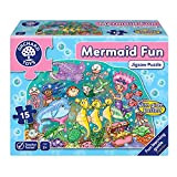 Mermaid Fun - Puzzle educativo, 15 pezzi, per bambini da 2 a 8 anni