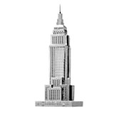 Metal Earth 5061310 - Modellino 3D Iconx Empire State Building, 12 x 4 cm, 1 pezzo
