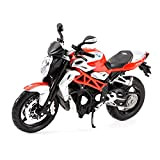MHDTN Grande Giocattoli per Macchinina Motocross 1︰12 per MV Agusta Brutale 1090RR Sporty Statico Pressofuso Collezione di Moto Hobby Ragazzo ...