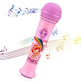 Microfono Senza Fili Microfono Wireless Bluetooth Karaoke per Bambini Ragazzi Ragazze,Microfono Portatile Giocattolo Musicale con Luci,Altoparlante Incorporato,Regali per Bambini Educativo ...