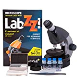 Microscopio per Ragazzi Levenhuk LabZZ M101, Color Pietra Lunare, con Kit per Esperimenti – Scegli il Tuo Colore Preferito