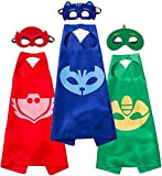Migii Confezione da 3 pigiami da eroe per bambini, ideali per compleanni dei bambini, carnevale o carnevale