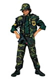 Militare Task Force costume bambino con kit armi
