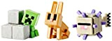 Minecraft Mini Figure 3-Pack, Elder Guardian, Sneaky Creeper & Rabbit