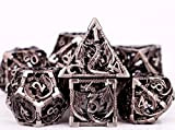 Mingchu Dice Set （7） D&D Polyhedral Dice, Metal Dice with Gift Box， with Dungeons And Dragons DND Rpg MTG Table ...