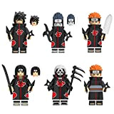 Mini Figure Set Serie, 6 Pezzi Anime Mini Figure Set, Naruto Action Figures, Minifigure Giocattoli Building Blocks, Mini Personaggi D'azione, ...