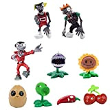 Mini Giocattoli Plants vs Zombies 9 pezzi, Decorazione per Torte Plants vs Zombies, Mini Figures Plants vs Zombies, Giocattoli per ...