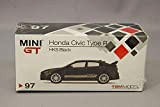 Mini GT MGT00097-R Honda Civic Type R HKS Nero (RHD) scala 1:64 modello auto