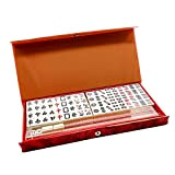 Mini set da viaggio Mahjong da 20 mm con gioco da tavolo da viaggio da tavolo Majiang Giochi Mahjong tradizionali ...