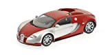 Minichamps 100110851 Modellino Auto Bugatti Veyron Centenaire Edition Chrome & Red Scala 1:18