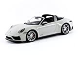 Minichamps 155061064 1:18 Porsche 911 (992) Targa 4 GTS-2021-Grigio auto da collezione in miniatura, grigio