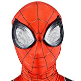 Miotlsy Costume Spiderman,Costume Spiderman Homecoming Halloween Carnival Cosplay Spider-Man Maschera 3D Stampa Supereroe Costumi Spiderman Taglia unica, per unisex