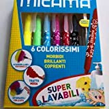 Mitama 62860 6 Super Soft Mega Pastelli Colorissimo, confezione da 20