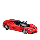MIXORI per Ferrari Laferrari Aperta Modello in Lega di Auto in Metallo Statico Veicoli Modello 1:24 più Colori (Color : ...