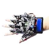 MKIU Open Source Somatosensory Bionic Robot Gloves, Indossabile Meccanico Esoscheletro Sense Control Mano Destra Cinque Dita Guanti Meccanici per Il ...