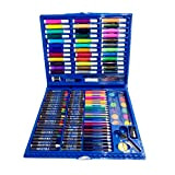 MKNZOME Kit Disegno Professionale, 150 Pz Valigetta Colori per Bambini Set Pittura e Disegno Completo Kit Colori Set Regalo con ...