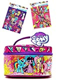 MLP My Little Pony, beauty case per bambini con glitter da 19 cm e 16 adesivi My Little Pony, borsa ...