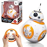 MMQQ Bb8 Remote Control Robot Star Wars 360°Rolling Singing Funny Toys with Key Ring Gift 2.4G RC Magnetic Robots for ...