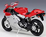 Modellino in Scala di Motocicletta, 1:18 for MV. for a-Gusta F4S. Alloy Diecast Sport Motorcycle Model for Boy Gefts Toy ...
