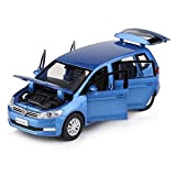 Modello di Auto 1:32 per Volkswagen Touran L Modello di Auto Pressofuso in Lega di Metallo Multiuso con Luce Sonora ...