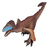 Modello Utahraptor, modelli di dinosauri animali, realizzato in plastica PVC, resistente, adatto ai bambini come giocattoli educativi(Verde)
