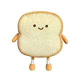 Modonghua - Cuscino per pane tostato, a forma di pane, in peluche, con espressione facciale, morbido, pane tostato, cibo, divano, ...