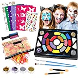 MojiDecor Face Painting per Bambini, Face Painting e Body Painting con 19 Colori, Kit Face Painting per Bambini, Set per ...