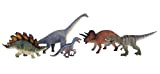 MOJO My First Dinosaur Playset con 5 figure T-Rex, Stegosaurus, Brachiosaurus, Velociraptor, Triceratopi