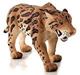 MOJO- Tigre à dents de Sabre MGM 387048-Statuetta Animale, Smilodon XL, Denti di sciabola, 12 x 6,5 cm, Colore Beige, ...