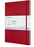 Moleskine Art Collection Sketchbook Album da Disegno per Schizzi, Copertina Rigida, Carta Adatta a Penne, Matite e Pastelli, Colore Rosso ...