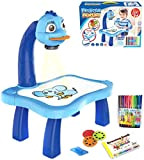 MOMSIV Traccia e disegna proiettore giocattolo, proiettore d'arte, tavolo da disegno per bambini tavolo da proiettore, tavolo da disegno per ...