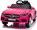 Mondial Toys Auto Elettrica Macchina per Bambini 12V MERCEDES CLS 350 AMG con Sedile in Pelle Telecomando 2.4G Porte Apribili ...