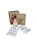 Mondial Toys Tombola Napoletana con numeri in legno e Panariello (Vimini)