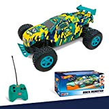 Mondo Motors - Hot Wheels Rock Monster - macchina radiocomandata per bambini - 3 colori assortiti - Scala 1:28 - ...