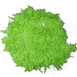 Mondo Tessuti Boa di Piume (Verde Fluo)