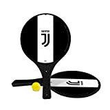 Mondo Toys- 2 Racchette in plastica -Pallina di Gomma-Gioco da Spiaggia per Bambini e Adulti-Prodotto Ufficiale F.C. Juventus Torino Unisex- ...