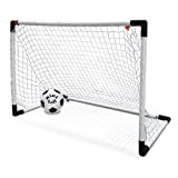Mondo Toys - Goal Post Mini - Set 1 Porta da Calcio per Bambini con Rete - Pallone Mini Ball ...