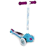 Mondo Toys - Monopattino 3 ruote - Twist & Roll Frozen - freno di sicurezza posteriore - rosa/azzurro - 28300