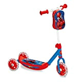 Mondo Toys - My First Scooter SPIDER-MAN ULTIMATE - Monopattino Baby bambino/bambina - 3 ruote - borsetta porta oggetti inclusa ...