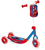 Mondo Toys - MY FIRST SCOOTER SPIDERMAN Monopattino Baby 3 ruote con borsetta porta oggetti inclusa per bambino bambina da ...