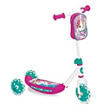 Mondo Toys - My First Scooter UNICORN - Monopattino Baby bambino/bambina - 3 ruote - borsetta porta oggetti inclusa - ...