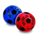 Mondo Toys  - Pallone da Calcio  SUPERTELE - per bambina/bambino - colore rosso/bianco/giallo/blu - 04204