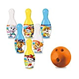 Mondo Toys - Set da Bowling Paw Patrol per bambini - INCLUDE 1 palla e 6 Birilli tema Paw Patrol ...