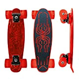 Mondo Toys - Skateboard Neon Hype - ruote poliuretano - pedana con neon - misura 55 x 15 - colore ...