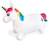 Mondo Toys - Unicorn Ride-On Unicorno gonfiabile cavalcabile per bambini - Unicorno Gonfiabile da Cavalcare - Animale saltellante - Alta ...