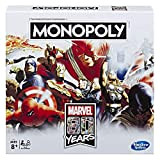 Monopoly - Gioco da tavolo Monopoly Marvel 80 anni Comics, versione francese