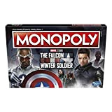MONOPOLY: Marvel Studios - Gioco da tavolo The Falcon e The Winter Soldier Edition per fan Marvel, gioco per 2-6 ...
