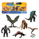 MonsterVerse MNG09000 Godzilla vs Kong Mini Monster - Confezione da 6 pezzi, multicolore